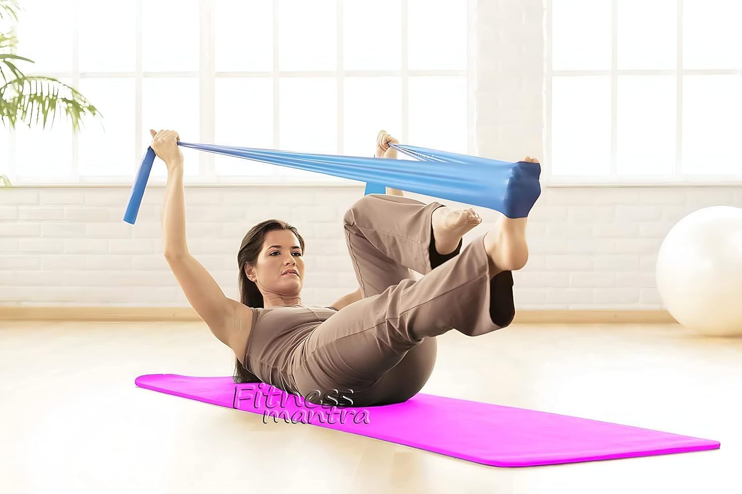 Fitness Mantra® 6mm Yoga Mat for Gym Workout and Yoga Exercise, Anti-Slip Yoga Mat for Men & Women Fitness |Qnty.-1 Pcs.|