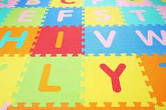 Fitness Mantra® Alphabet and Number Mini Puzzle Mat for Kids Learning & Fun Purpose[Suitable for Above 2 Years Children][36 Pcs.][Play is The Highest Form of Learning]